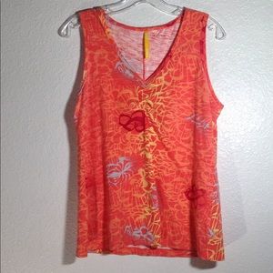 FINAL MARKDOWN Ladies' LOLË Sleeveless V-Neck T-Shirt (M)